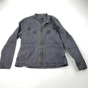 Lucky Brand Large Jacket Military Gray Not Liblu51